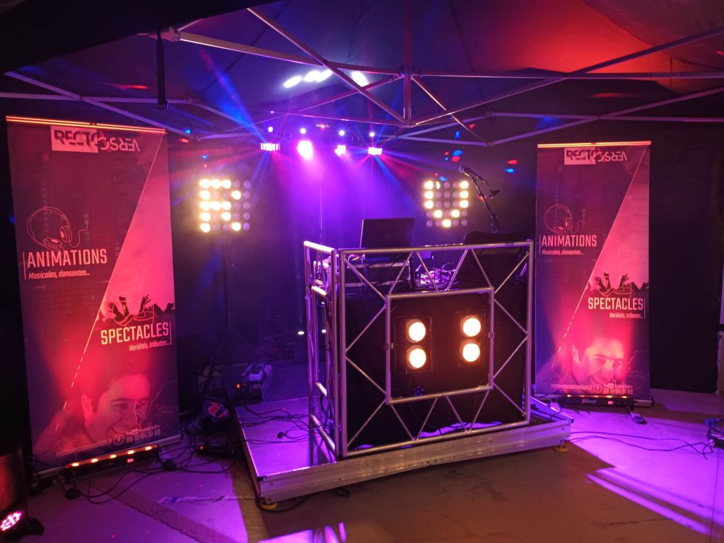 photo d'un set de DJ dans un évènement privé